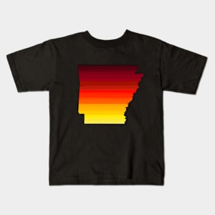 Arkansas Sunset Kids T-Shirt